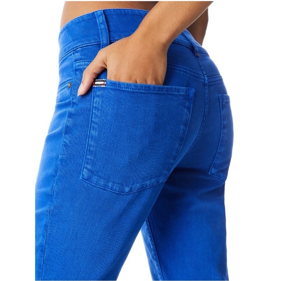 ALICE + OLIVIA Stacey Low Rise Bell Jean in Royalty (Sz 29). NWT. RETAIL 295 - Picture 10 of 14